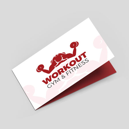 Folded Business Cards