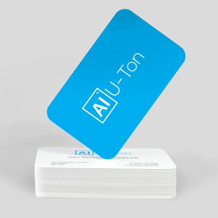 Rounded corner business cards